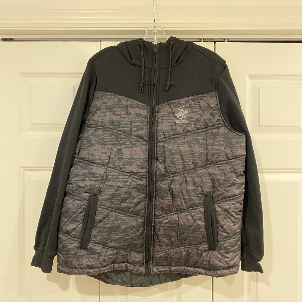 Men’s Beverly Hills Polo Club Hooded Jacket size L